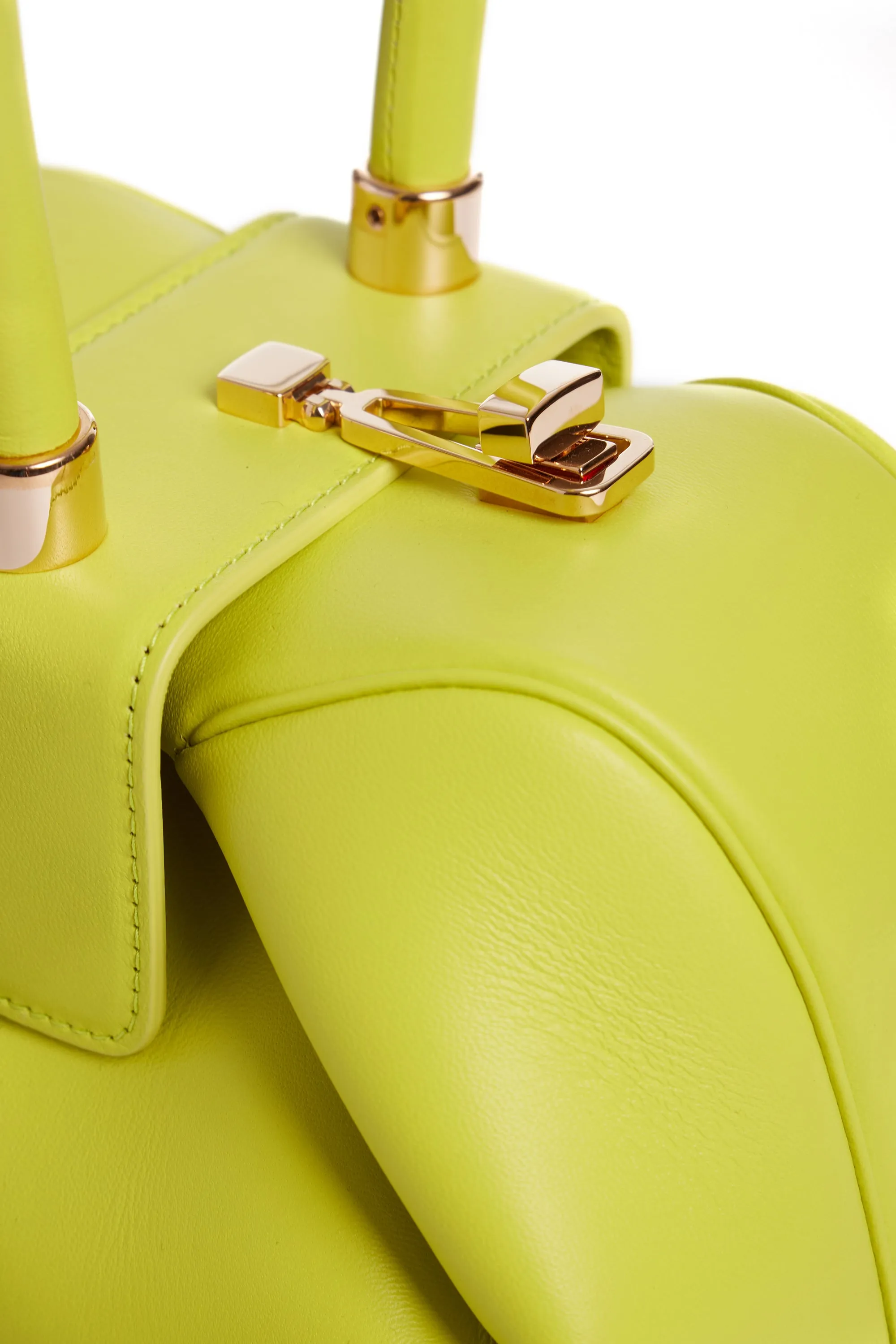 Nina Bag in Lime Adamite Nappa Leather