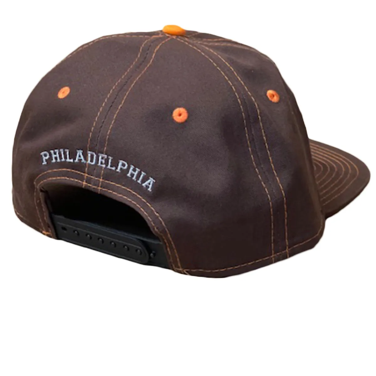 Nocturnal Divided Logo Hat (Brown/Orange Stitch)