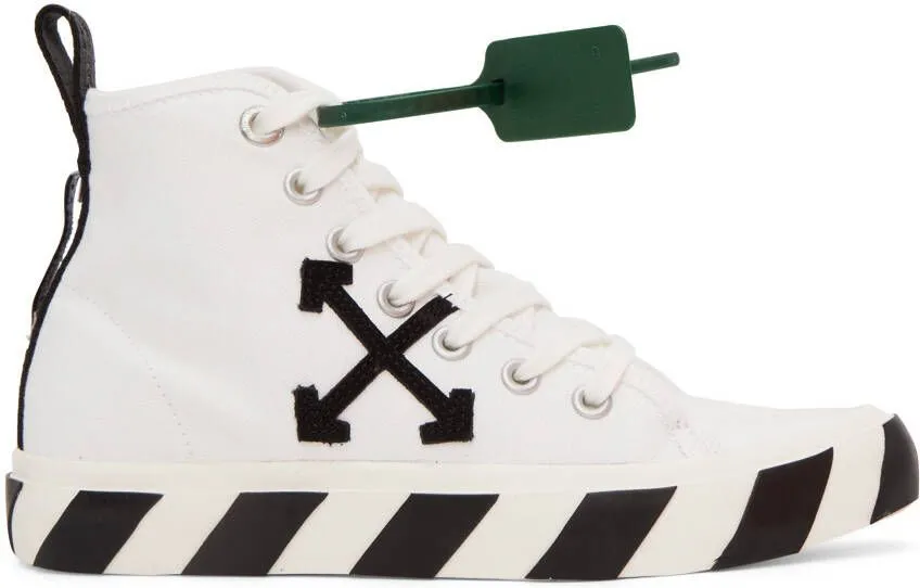 Off-White Mid-Top Vulcanized Sneakers