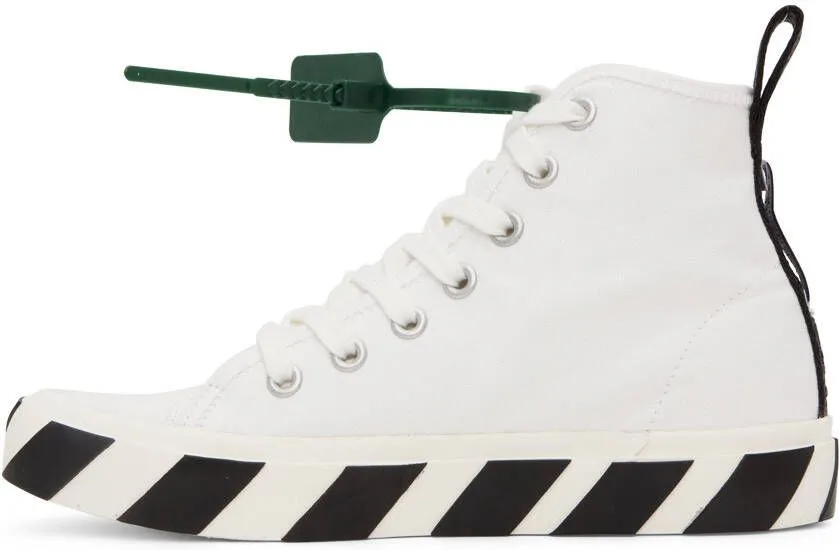 Off-White Mid-Top Vulcanized Sneakers