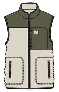 Offgrid Recycled Sherpa Fleece Vest