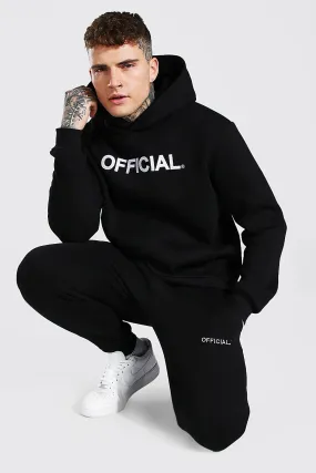 Official Embroidered Hooded Tracksuit