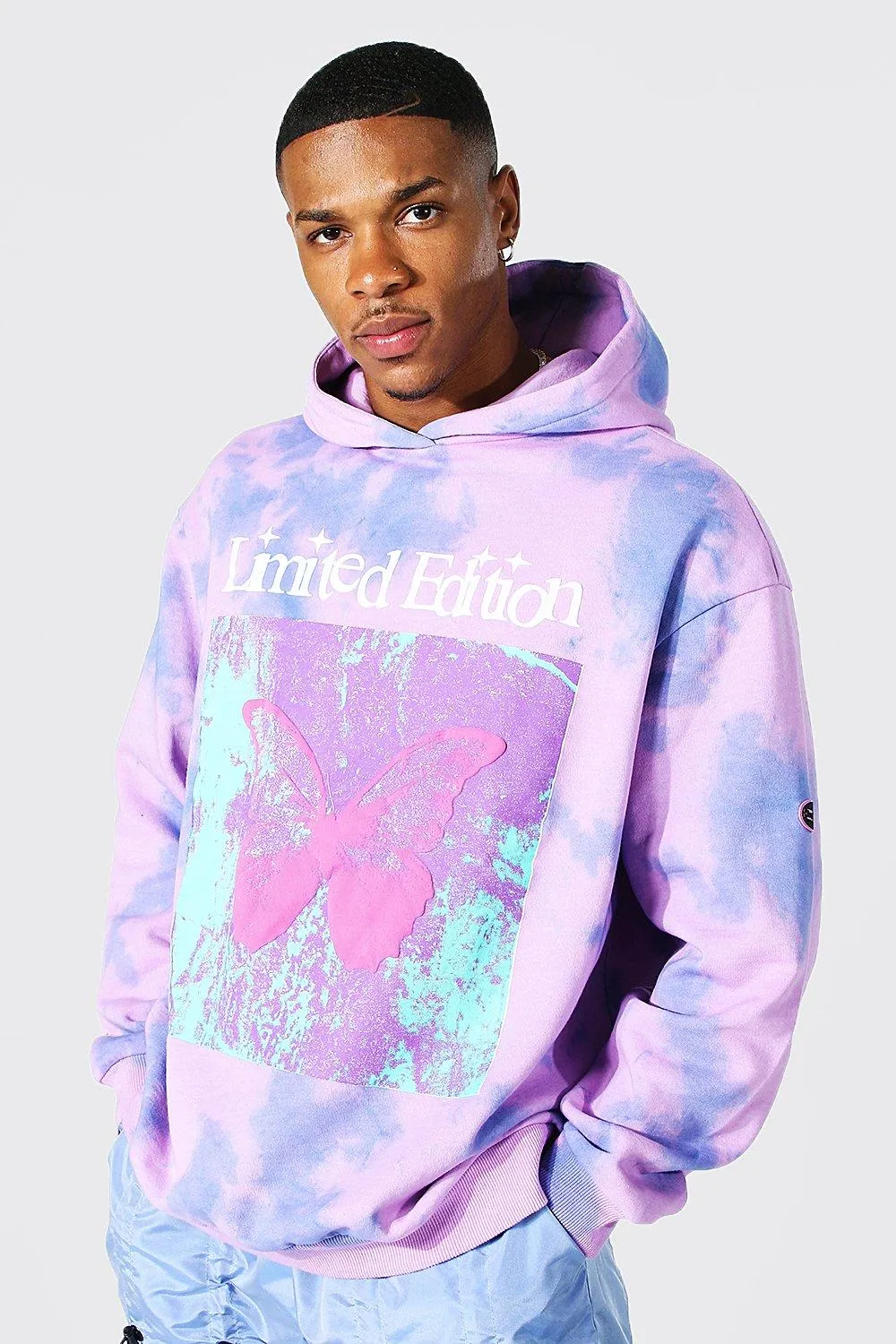 Oversized Limited Edition Tie Dye Hoodie | boohooMAN UK