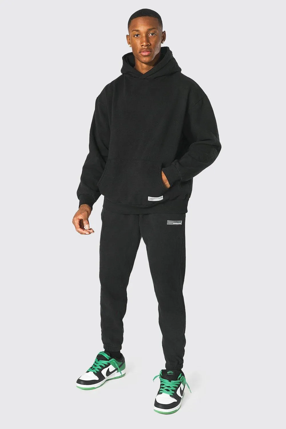 Oversized Man Overdye Hooded Tracksuit