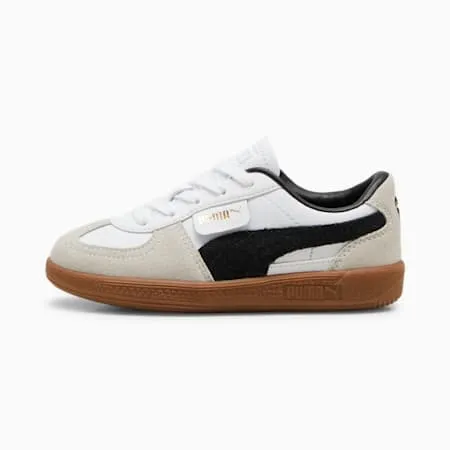 Palermo Leather Sneakers - Kids 4-8 years | PUMA White-Vapor Gray-Gum | PUMA Palermo | PUMA 