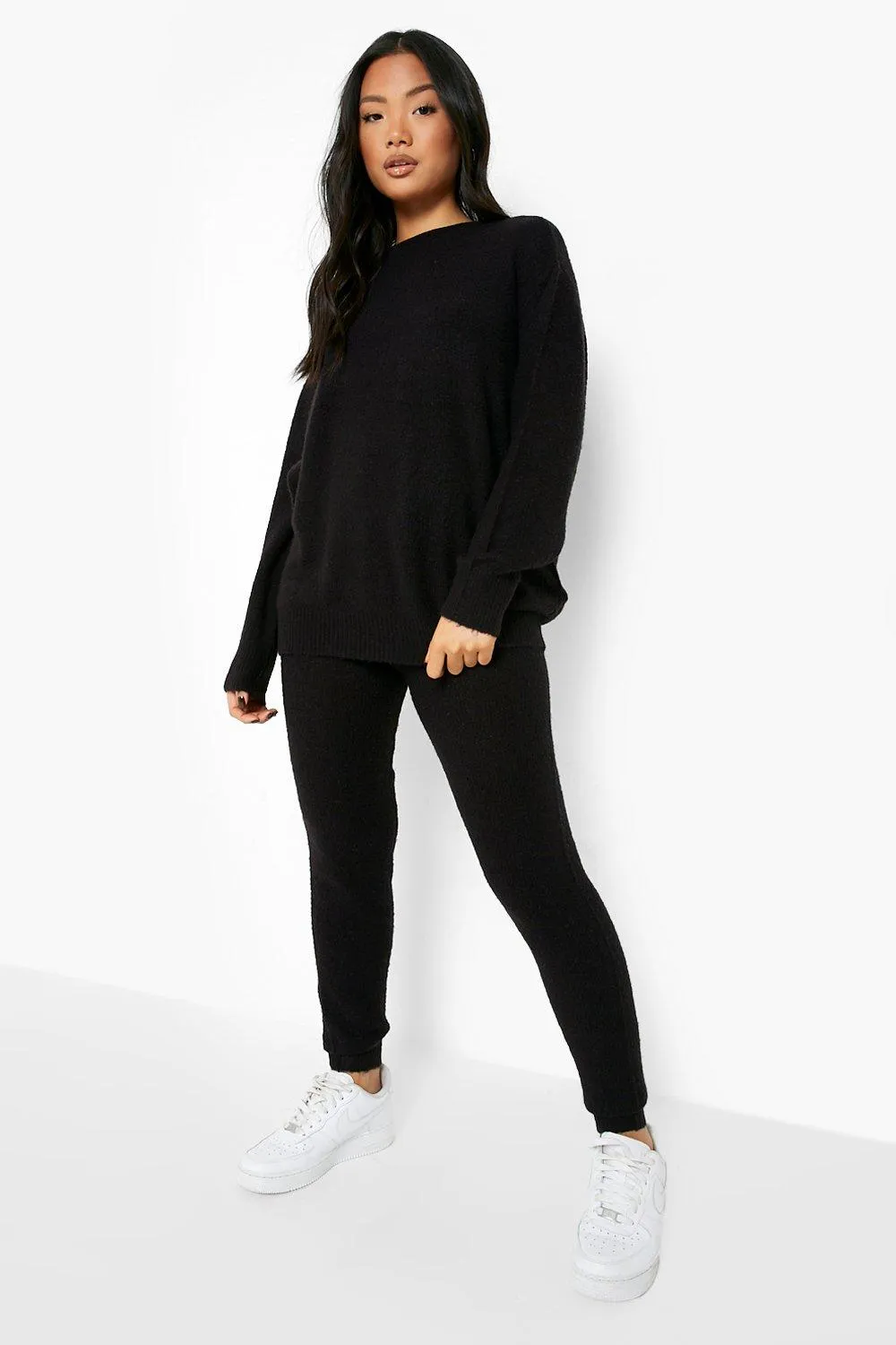 Petite Soft Knit Tracksuit