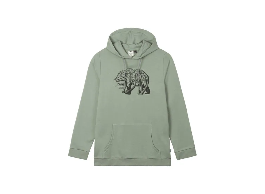 Picture D&S Bear Hoodie Green Spray