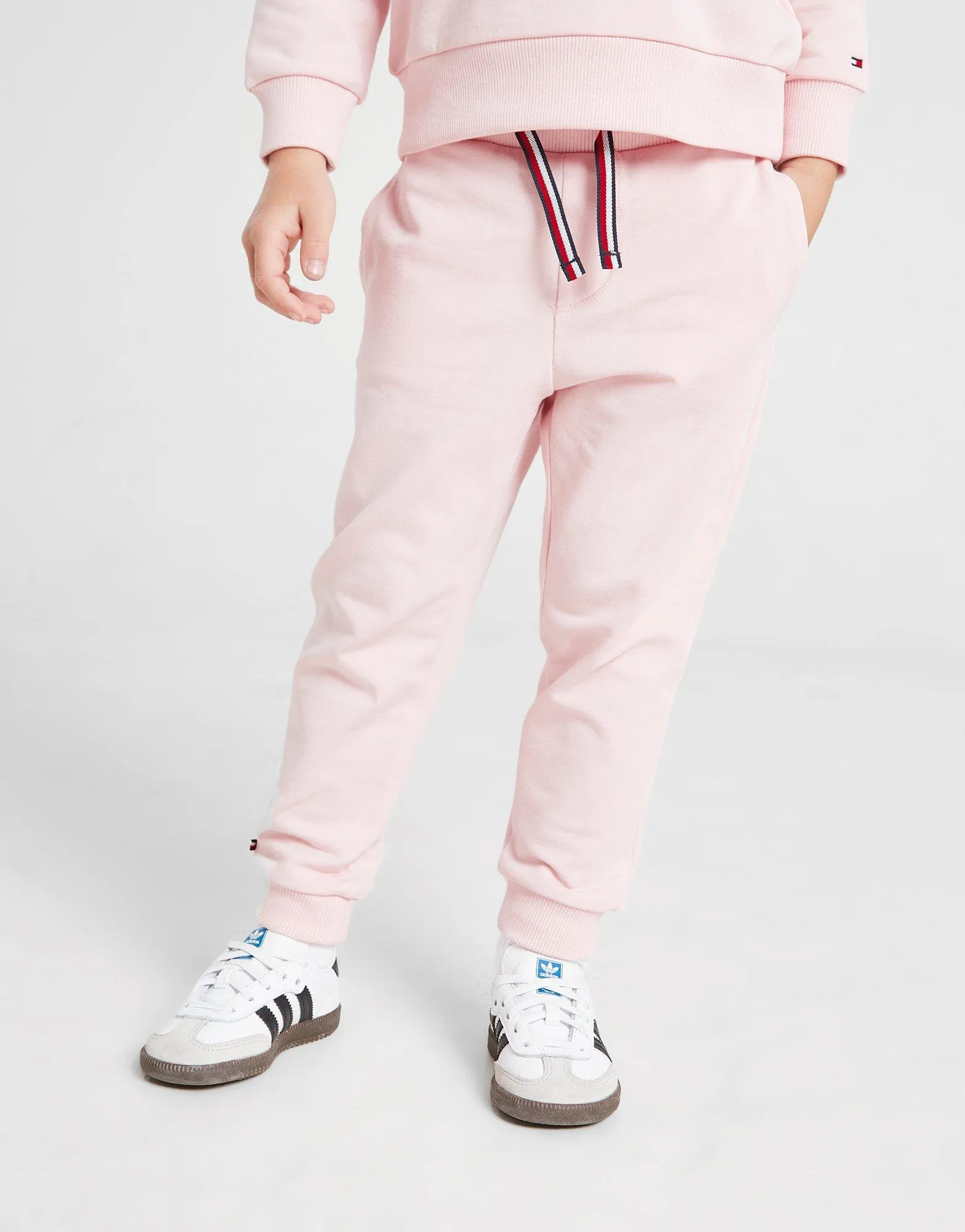 Pink Tommy Hilfiger Flag Crew Tracksuit Infant - JD Sports 