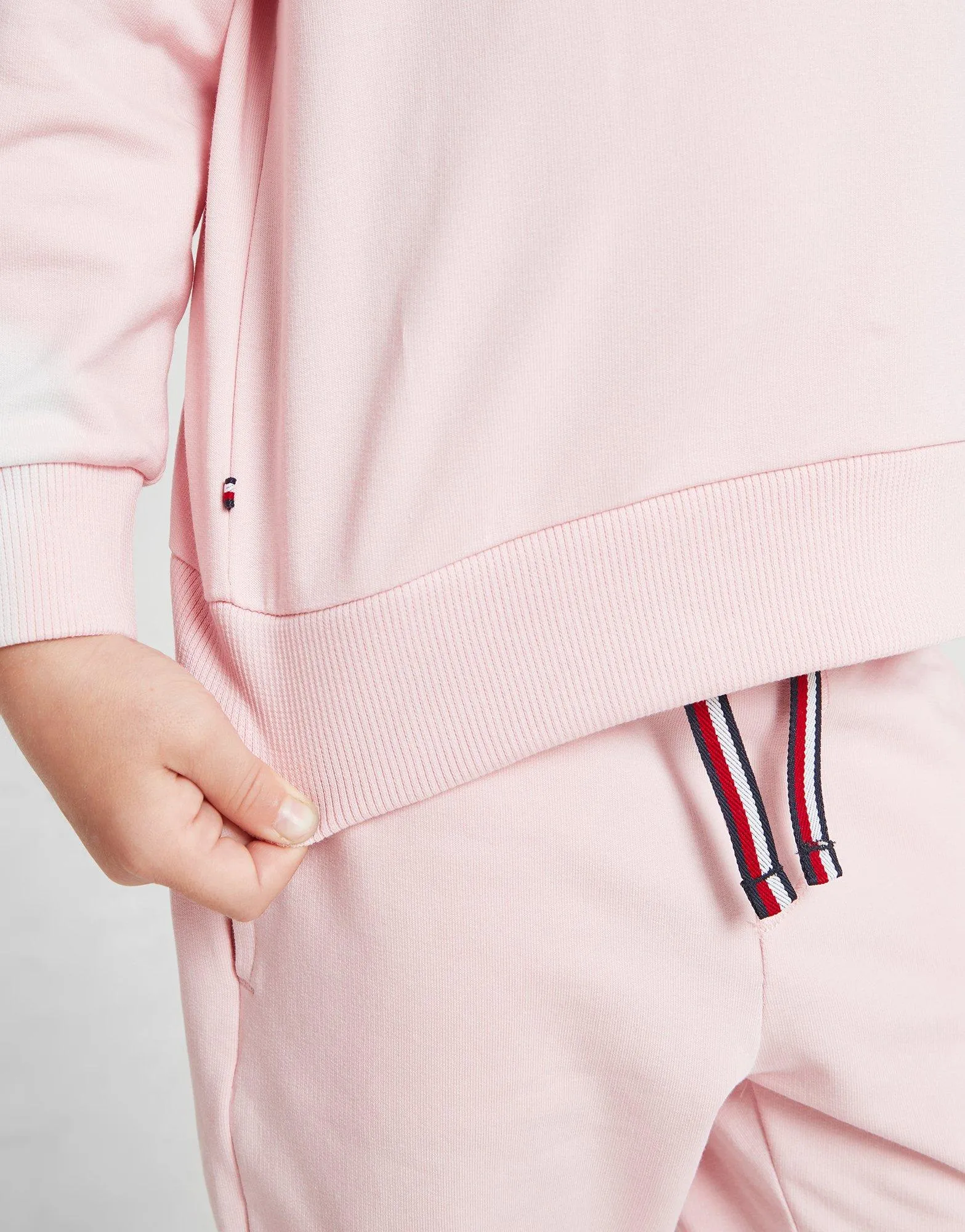 Pink Tommy Hilfiger Flag Crew Tracksuit Infant - JD Sports 