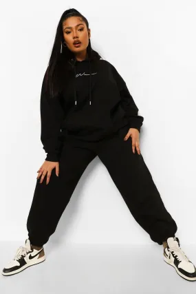 Plus Woman Hoody Tracksuit