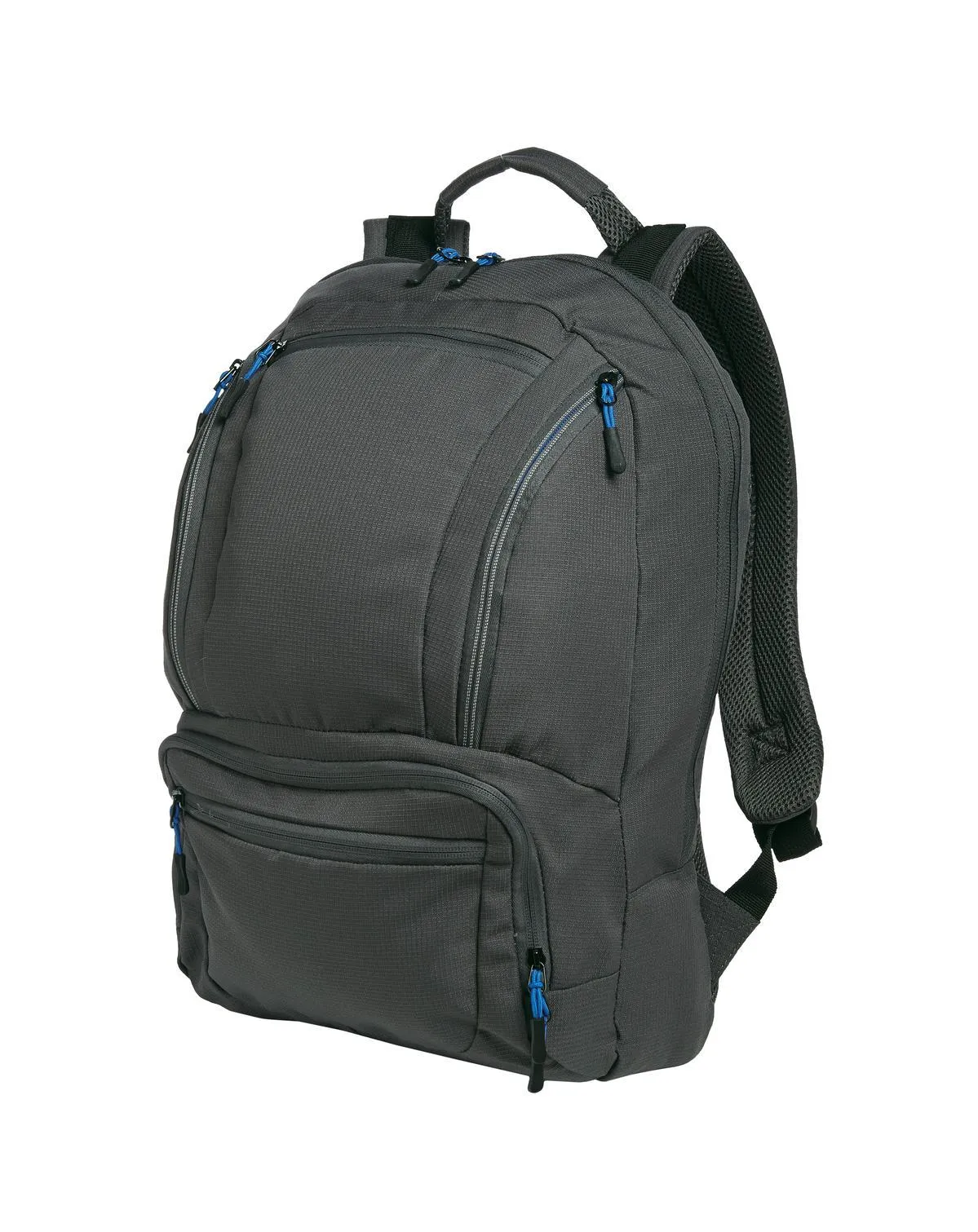 Port Authority Cyber Backpack BG200 Dark Charcoal/ Royal