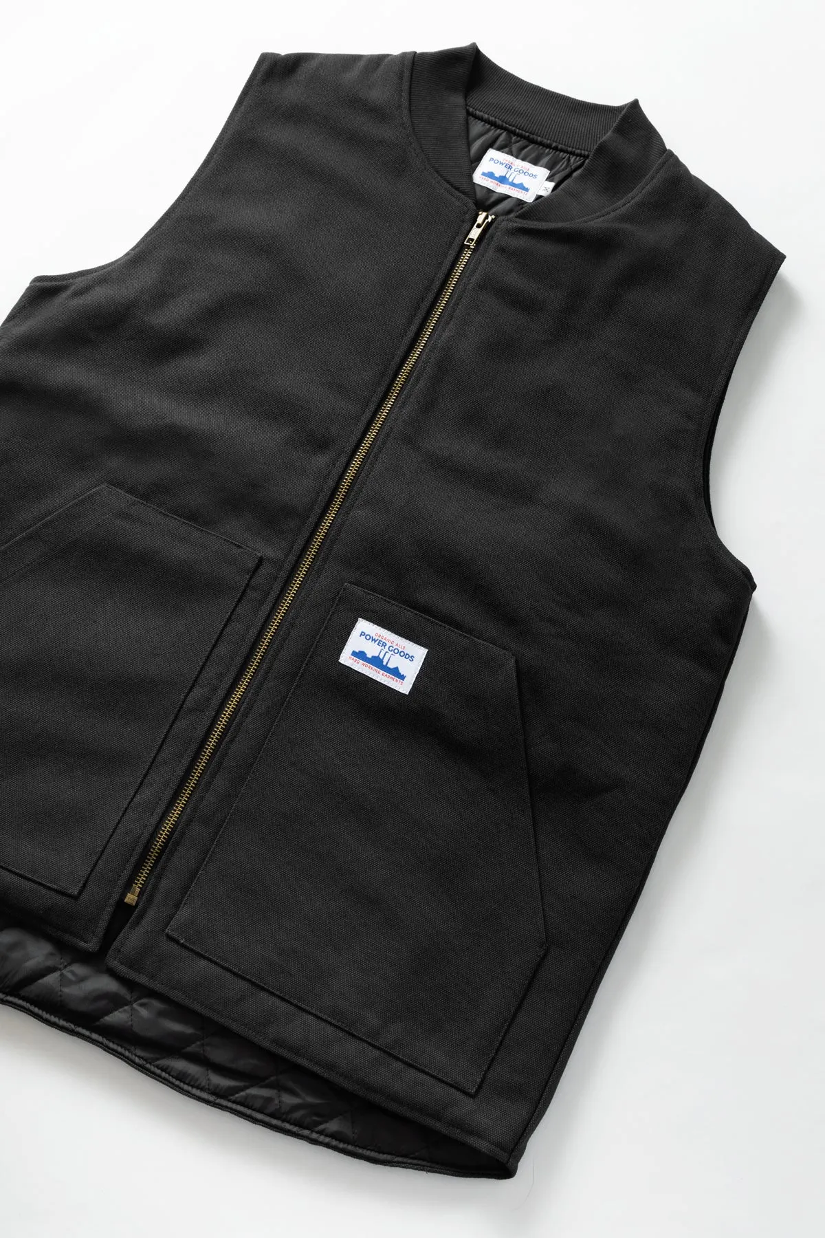 Power Goods - Canvas Work Vest - Black