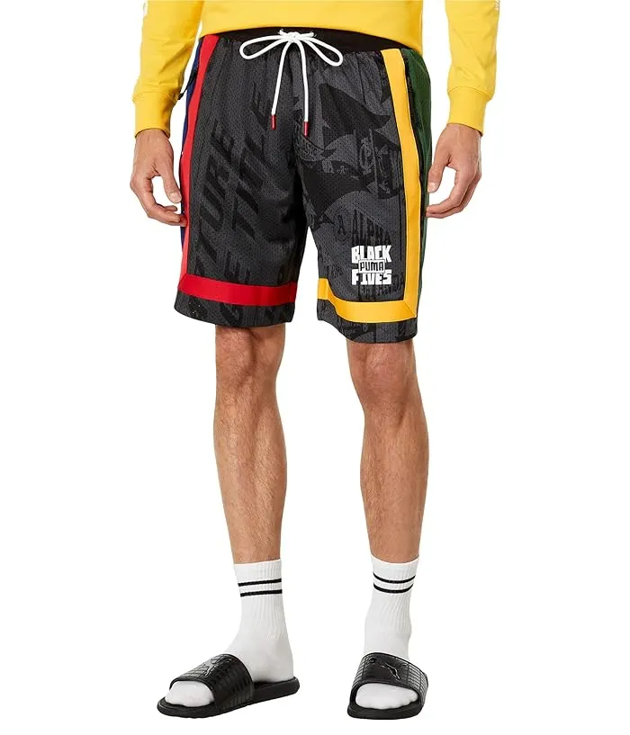 PUMA Black Five's Front Page Shorts Men's