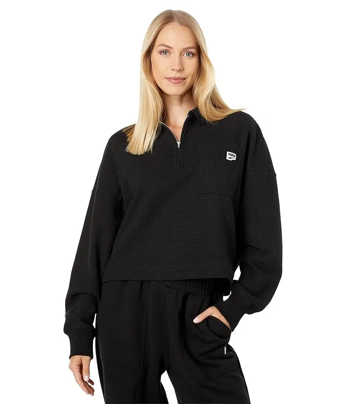 PUMA Downtown Oversized Long Sleeve Polo Women's