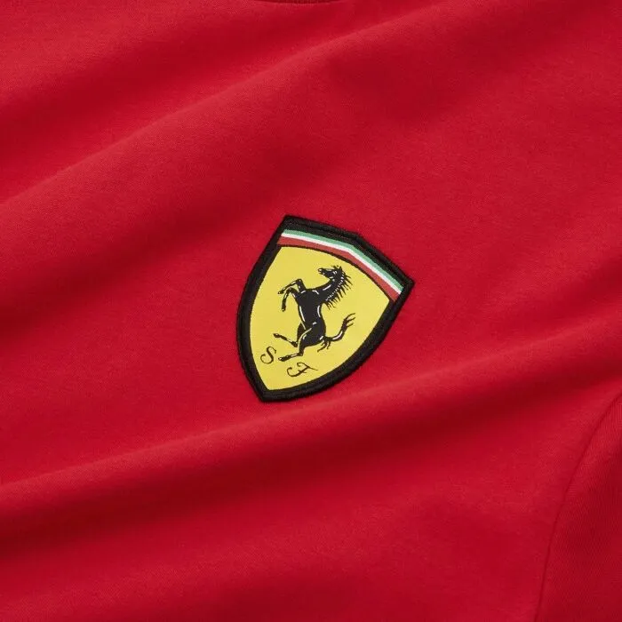 Puma FERRARI RACE COLORED SHIELD TEE