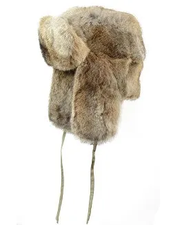 Rabbit Fur Aviator Hat