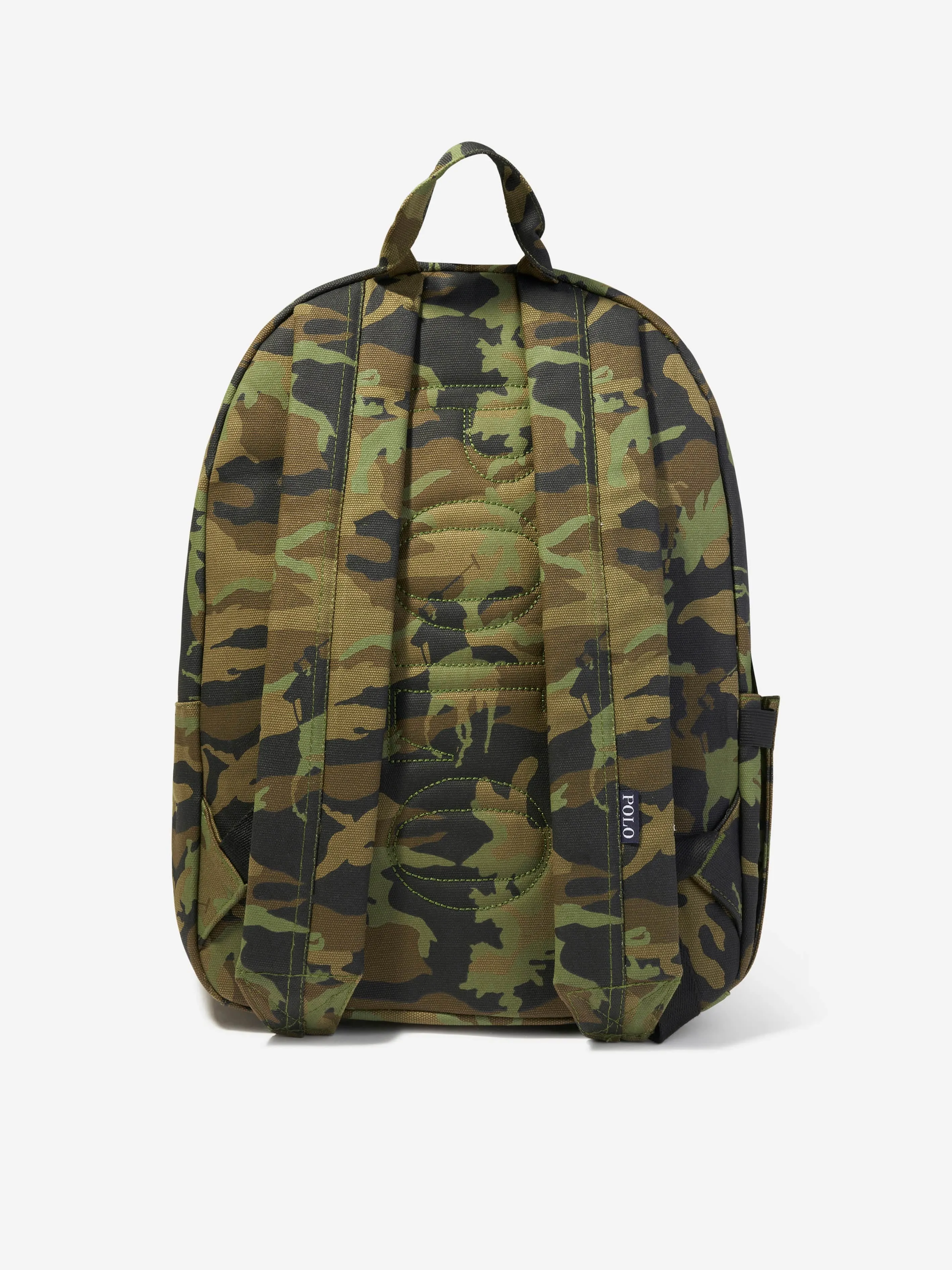 Ralph Lauren Boys Canvas School Backpack in Green