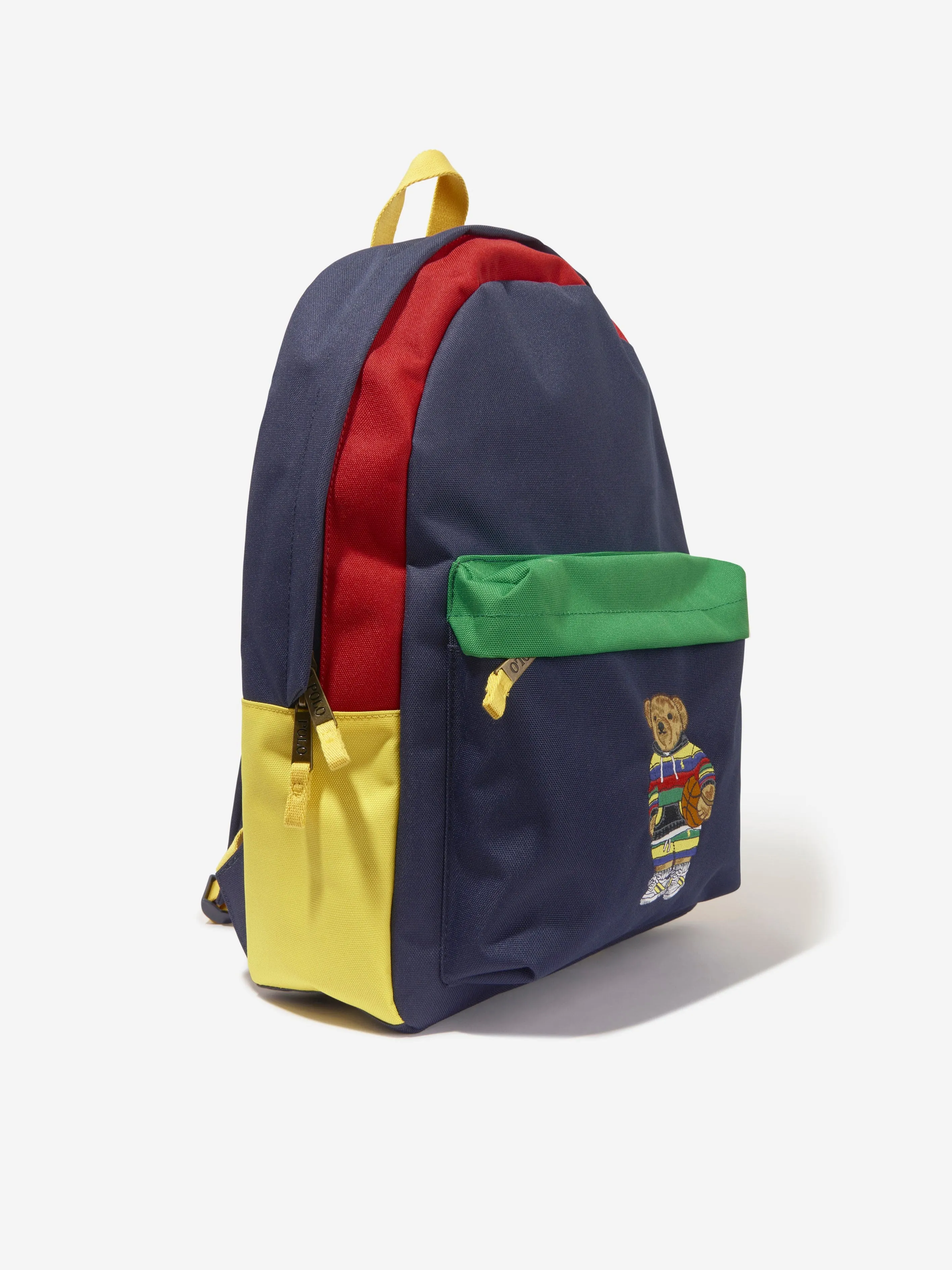 Ralph Lauren Boys Polo Bear Backpack in Navy