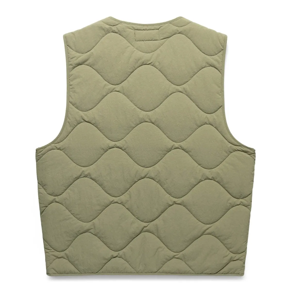 RECYCLED NYLON LINER VEST COYOTE | Bodega