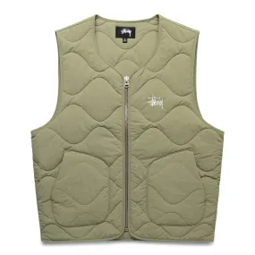 RECYCLED NYLON LINER VEST COYOTE | Bodega