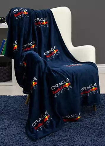 Red Bull Racing Car Fleece Blanket | Kaleidoscope