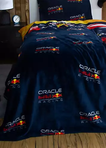 Red Bull Racing Car Fleece Blanket | Kaleidoscope