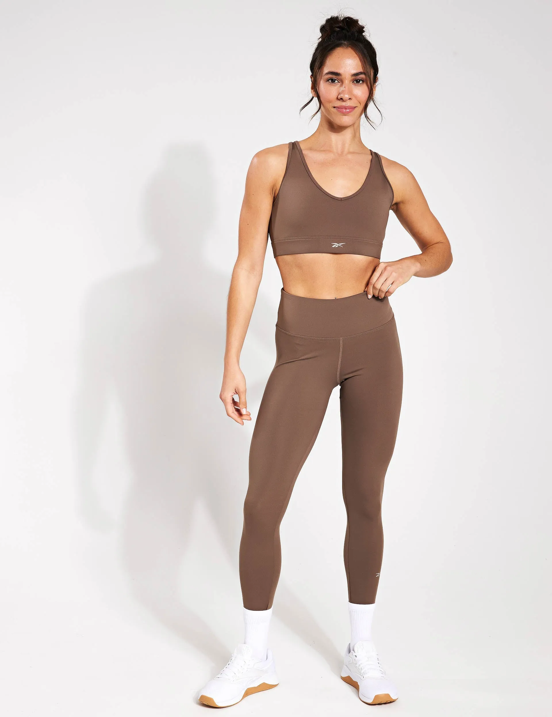 Reebok Active Collective Dreamblend Bra - Utility Brown