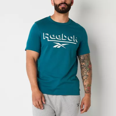 Reebok Mens Crew Neck Short Sleeve Graphic T-Shirt