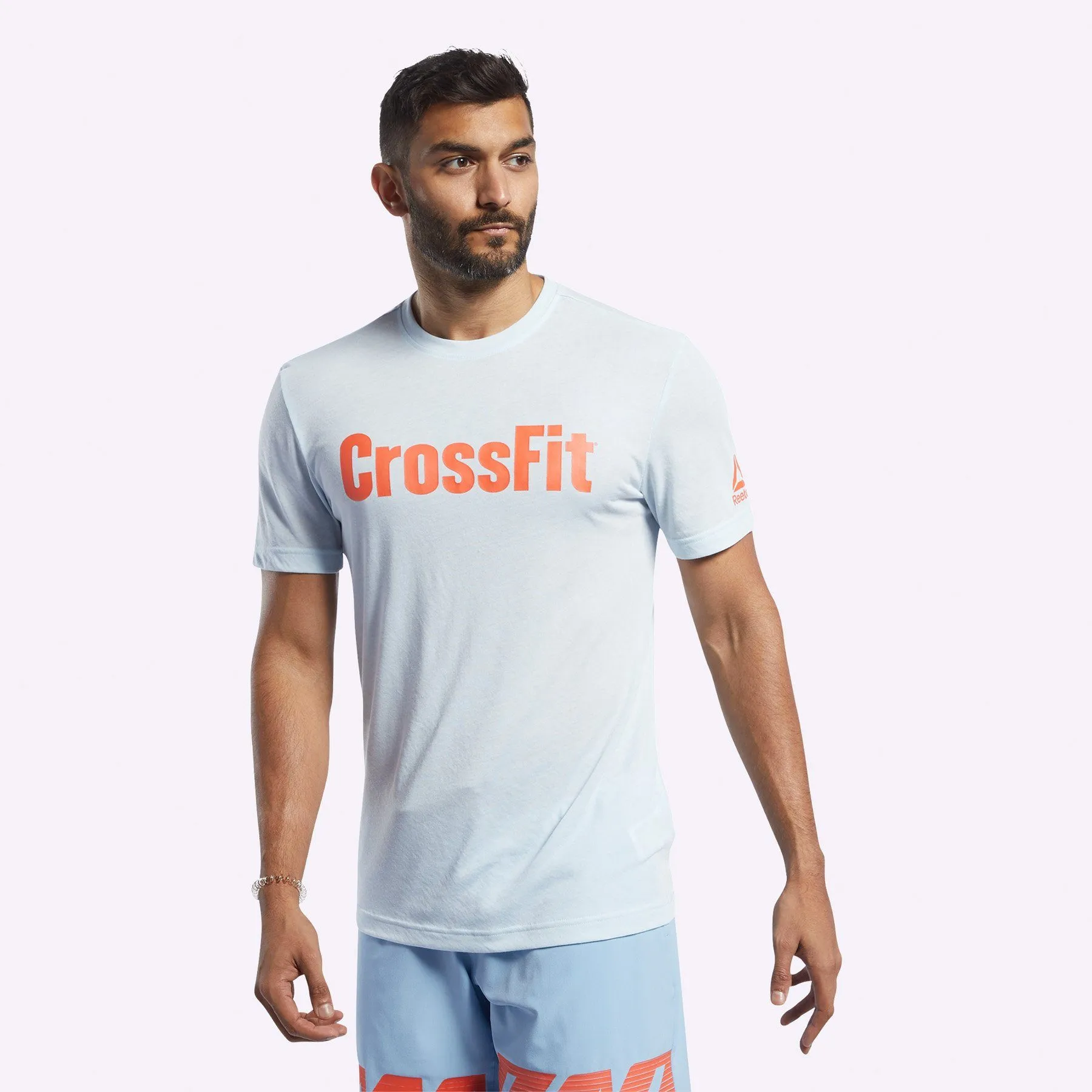 Reebok - Men's CrossFit Read Tee - GLASS BLUE