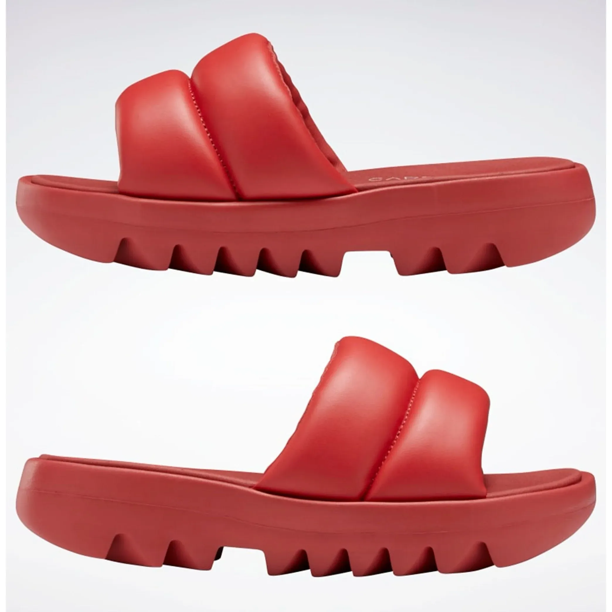 Reebok Women's Cardi B Slides - Mars Red