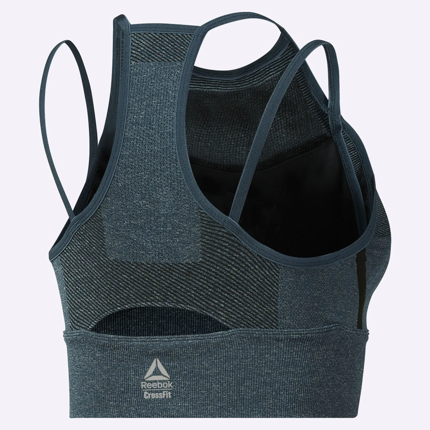 Reebok - Women's CrossFit MyoKnit Bra - Blue Hills/Black