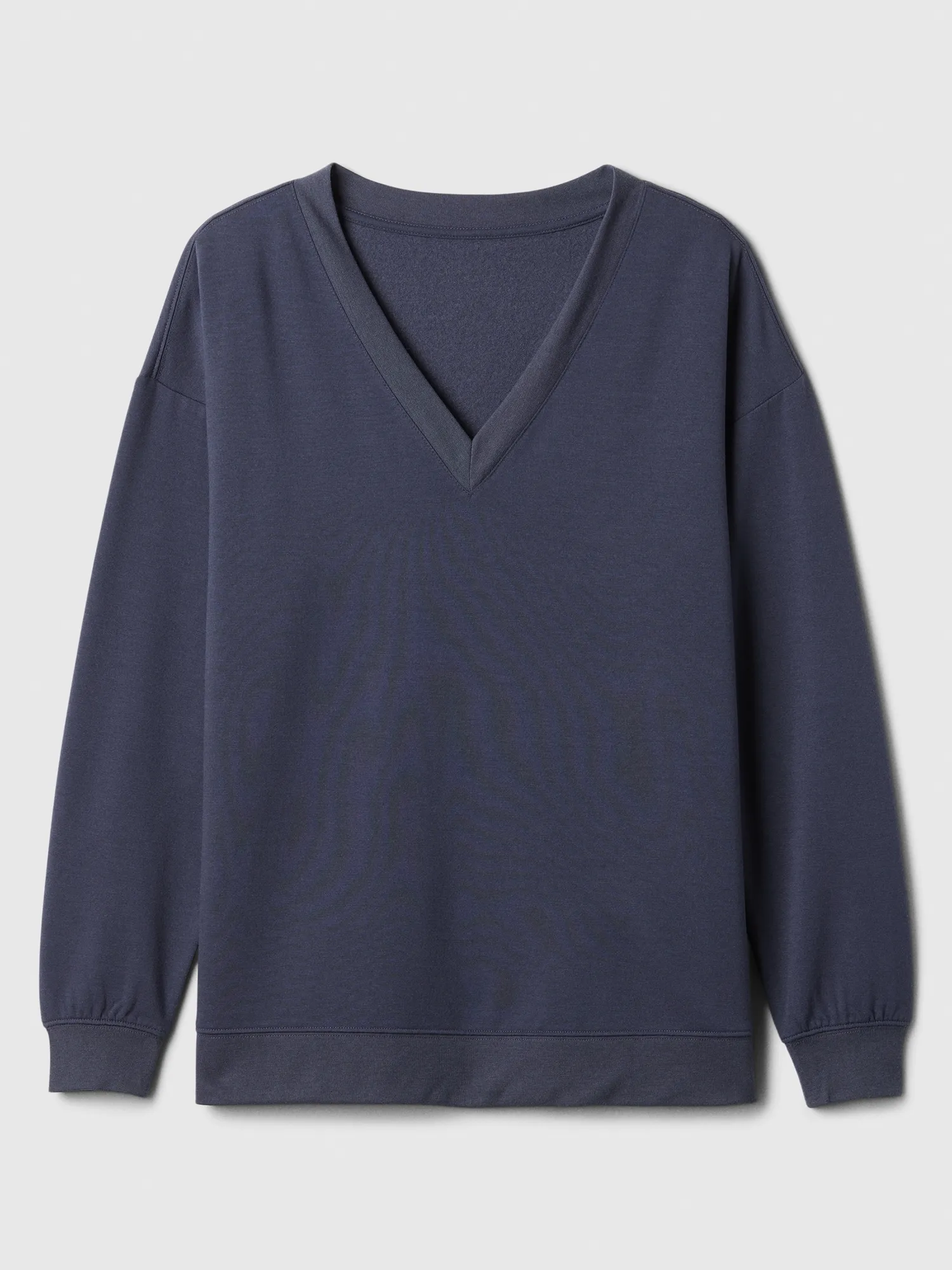 Relaxed Cloudlite V-Neck Tunic Sweatshirt