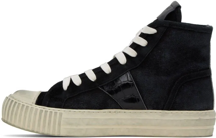 Rhude Black Bel Airs Sneakers