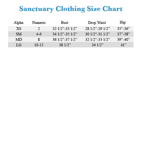 Sanctuary Open Back Button-Up Tunic