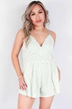 SLEEVELESS FLOWER ROMPER