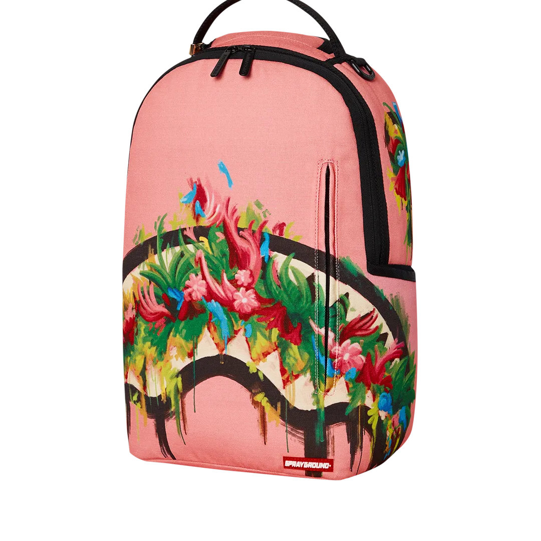 Sprayground Botanicalicious Backpack - Pink / Green / Red