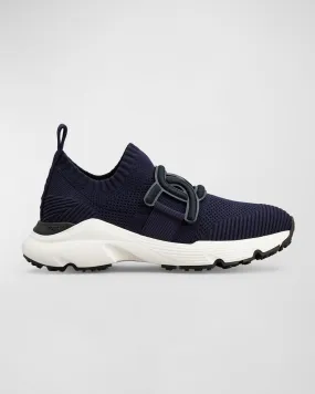 Stretch Knit Chain Runner Sneakers