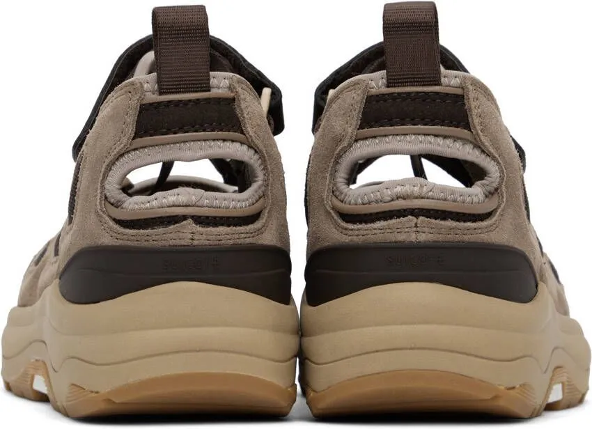 Suicoke Brown & Beige AKK-ab Sneakers