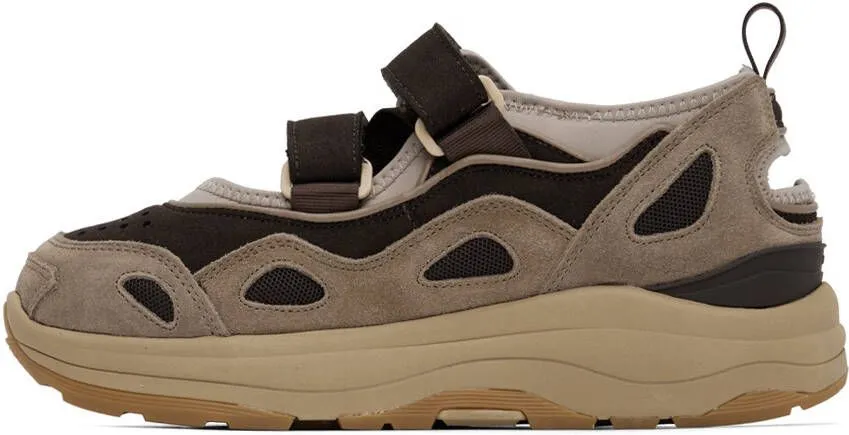 Suicoke Brown & Beige AKK-ab Sneakers