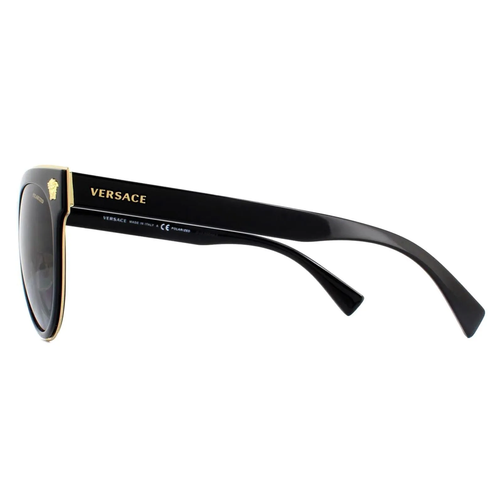 Sunglasses | Cat Eye Black Grey Sunglasses | Versace