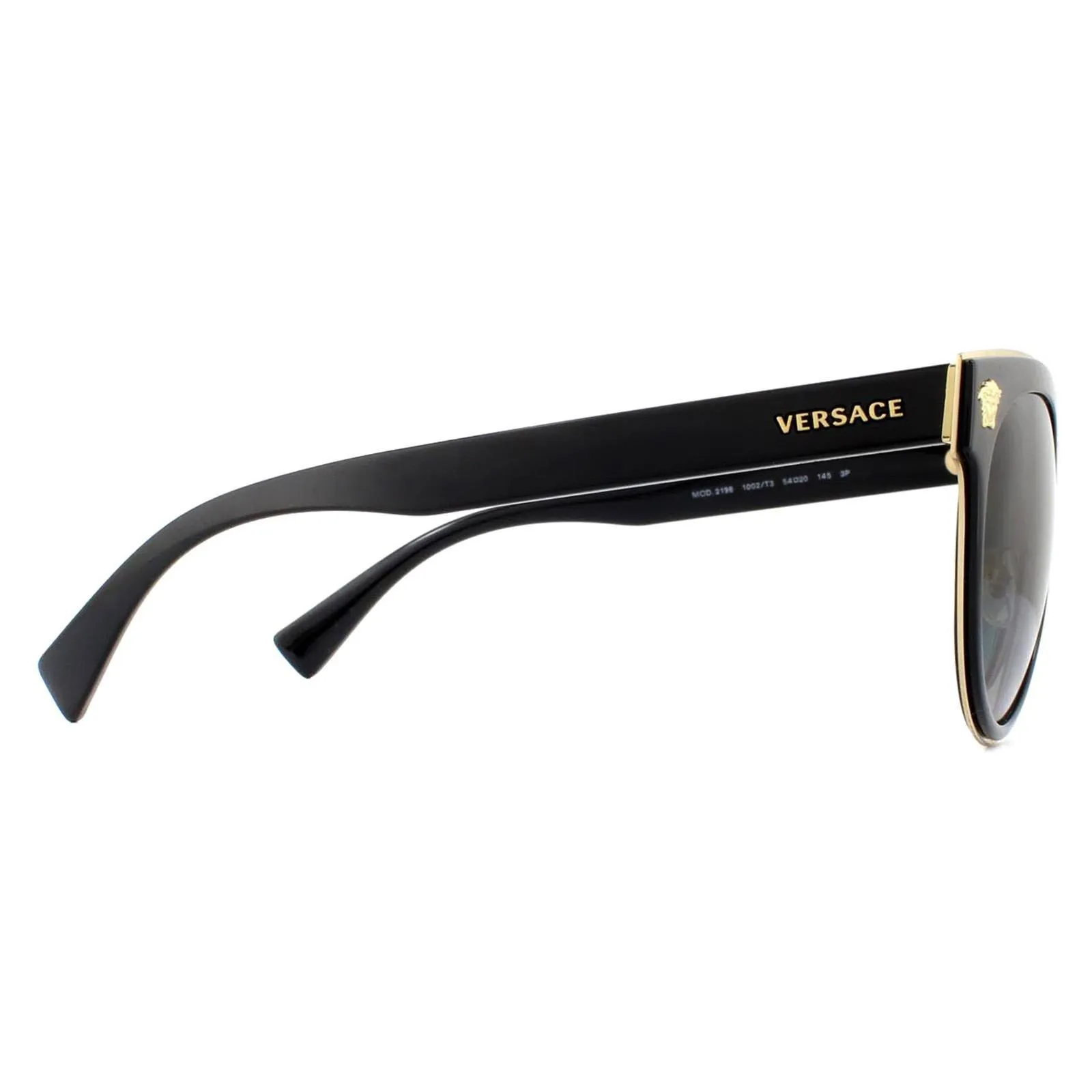 Sunglasses | Cat Eye Black Grey Sunglasses | Versace