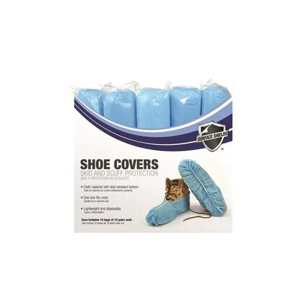 Surface Shields Blue Shoe & Boot Covers (100 Pairs) SC300