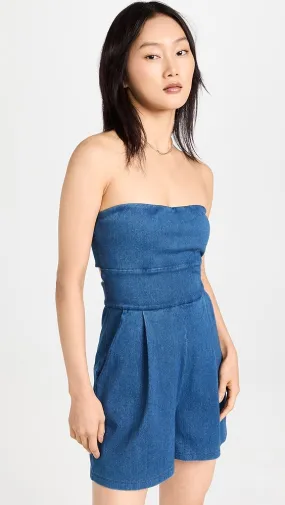 Susana Monaco   Stretch Denim Romper 