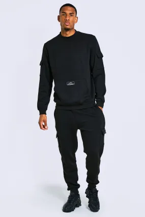 Tall Man Sweatshirt Cargo Tracksuit