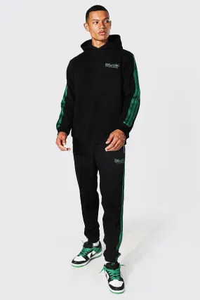 Tall Official Man Tape Hooded Tracksuit