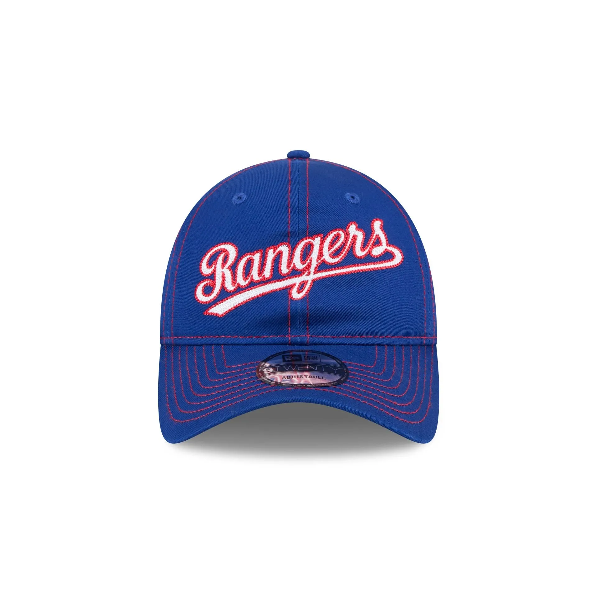 Texas Rangers Team Stitch 9TWENTY Adjustable Hat