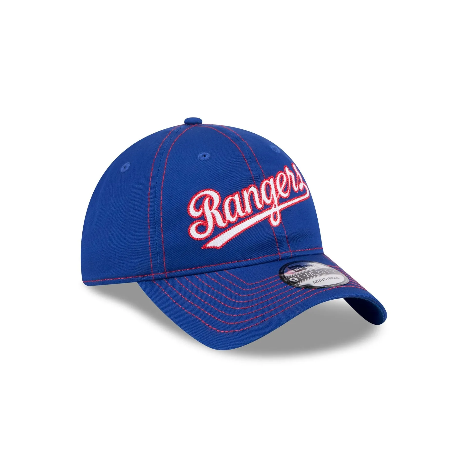 Texas Rangers Team Stitch 9TWENTY Adjustable Hat