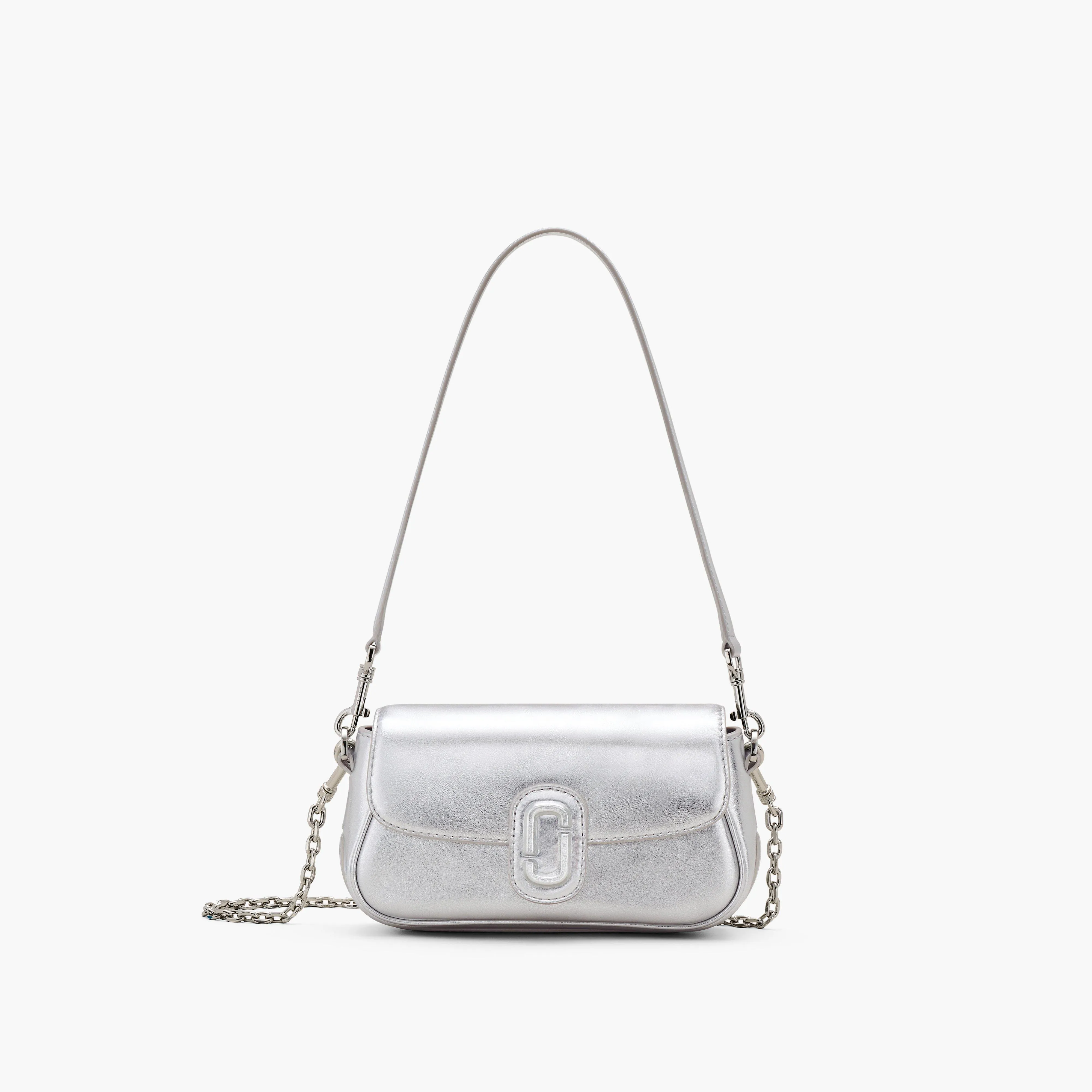 The Metallic Leather Clover Shoulder Bag