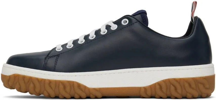 Thom Browne Navy Court Sneakers