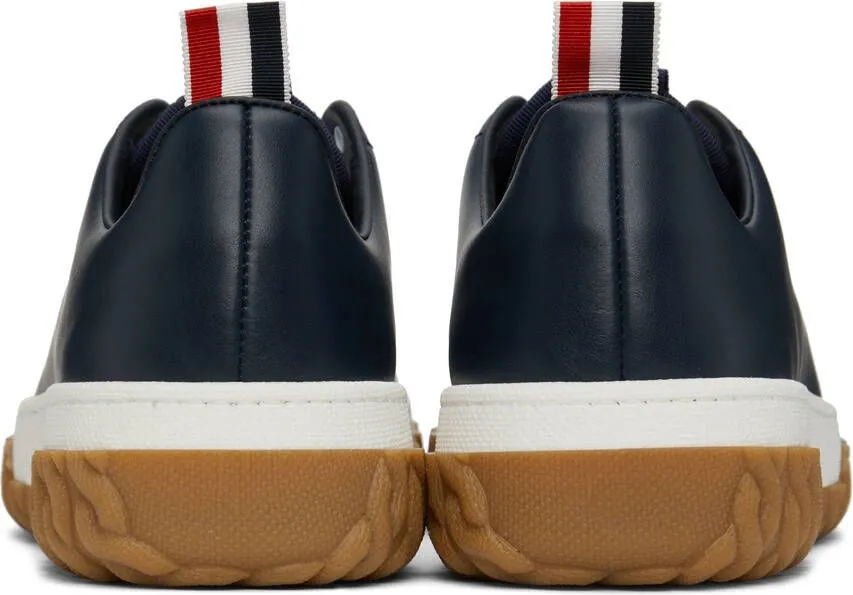 Thom Browne Navy Court Sneakers